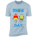 Snow Day Shirt For Los Angeles Chargers Vs Minion Fans pingpong