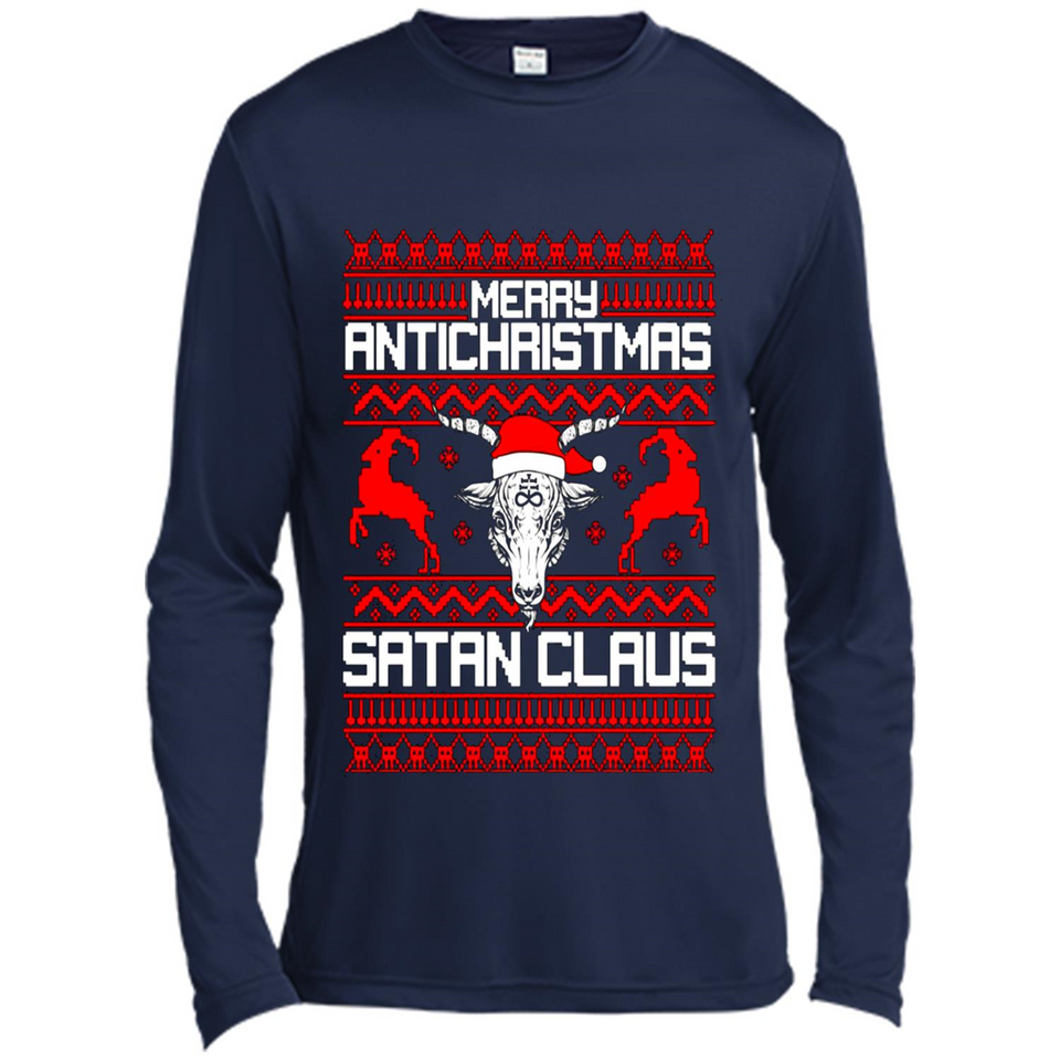 Merry Antichristmas Satan Claus Sweatshirt PINGPONG