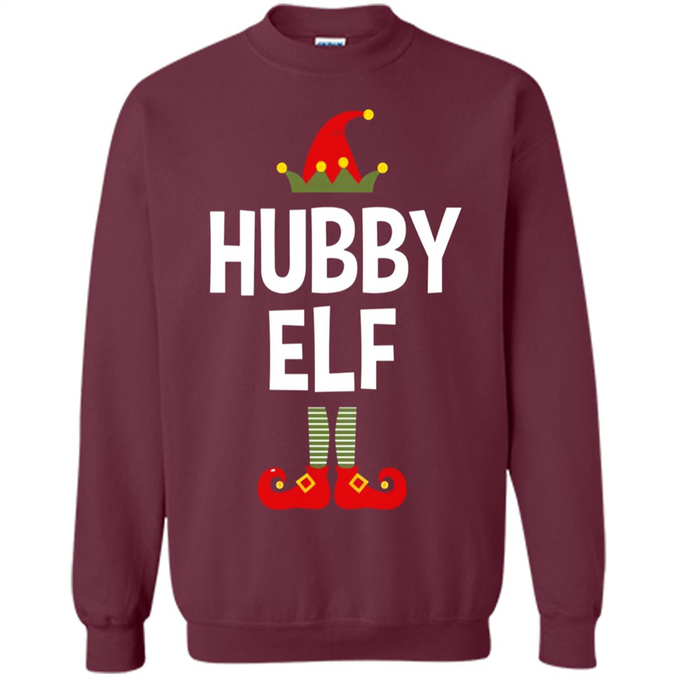 Hubby Elf Shirt - Family Matching Christmas Pajamas - Sweatshirt