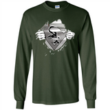 Chicago White Sox And Superman Fans - Long Sleeve T-Shirt