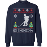 roller hockey Christmas ugly