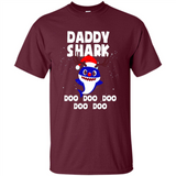 Daddy Shark Costume Reindeer Funny Christmas T-Shirt - Shirt