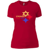 Pittsburgh Stronger Than Hate - Ladies' Boyfriend T-Shirt