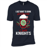 I Just Want To Drink Hot Chocolate & Watch UCF Knights Ugly Christmas Sweater PINGPONG