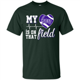 TCU Horned Frogs Football My Heart is on that Field - Shirt