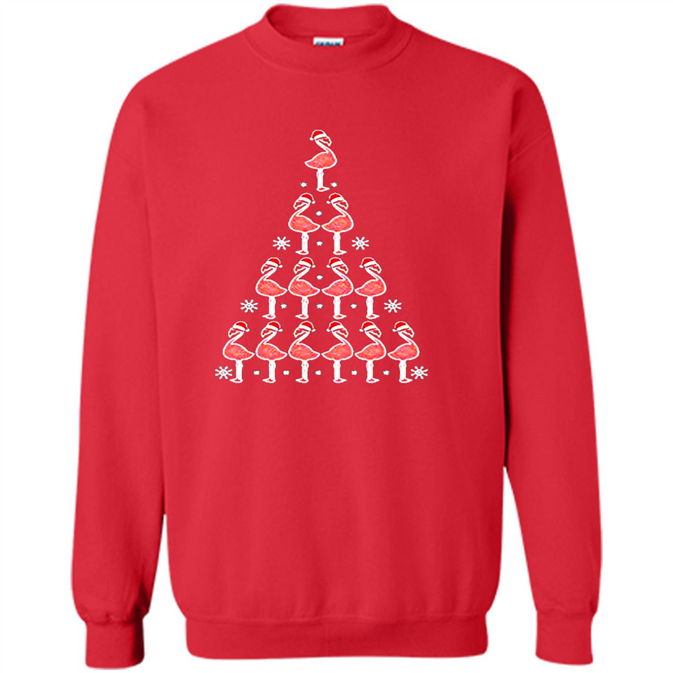 Flamingo Christmas Tree Flamingo - Sweatshirt