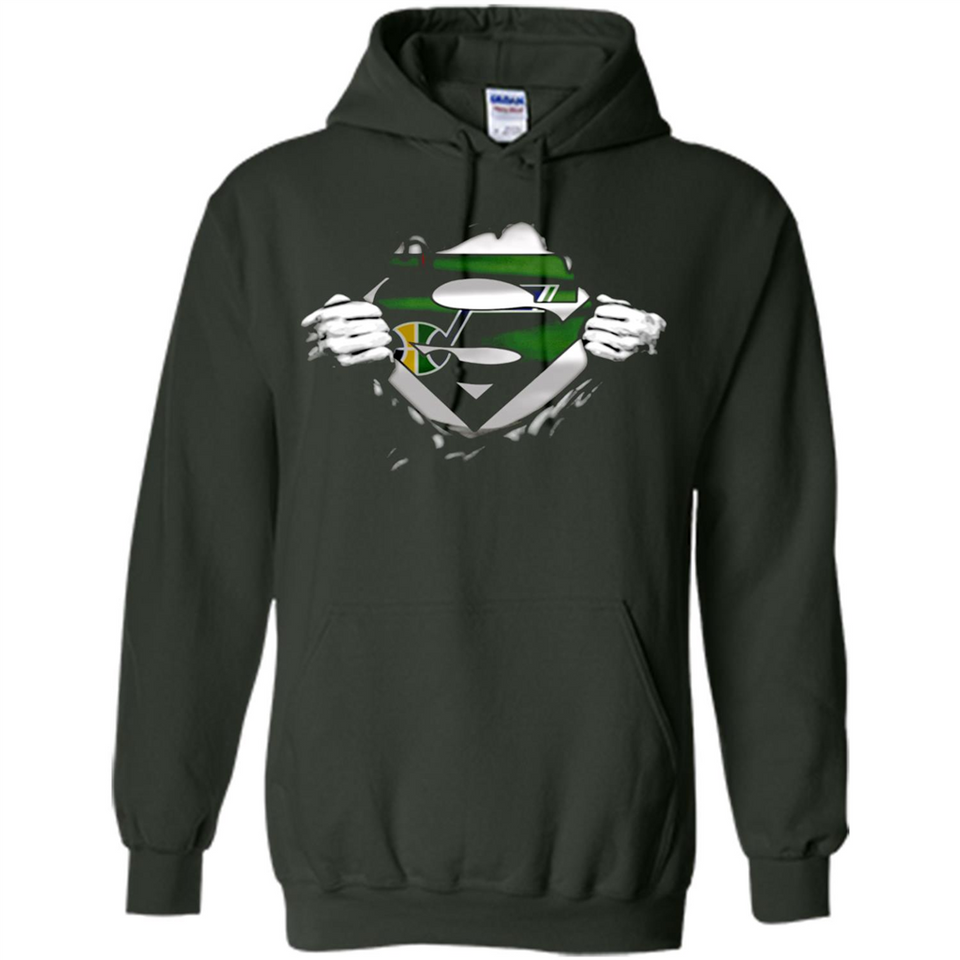 Utah Jazz And Superman Fans - Hoodie