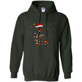 Rottweiler Santa Lights Christmas Dog Xmas Sweatshirt - Hoodie
