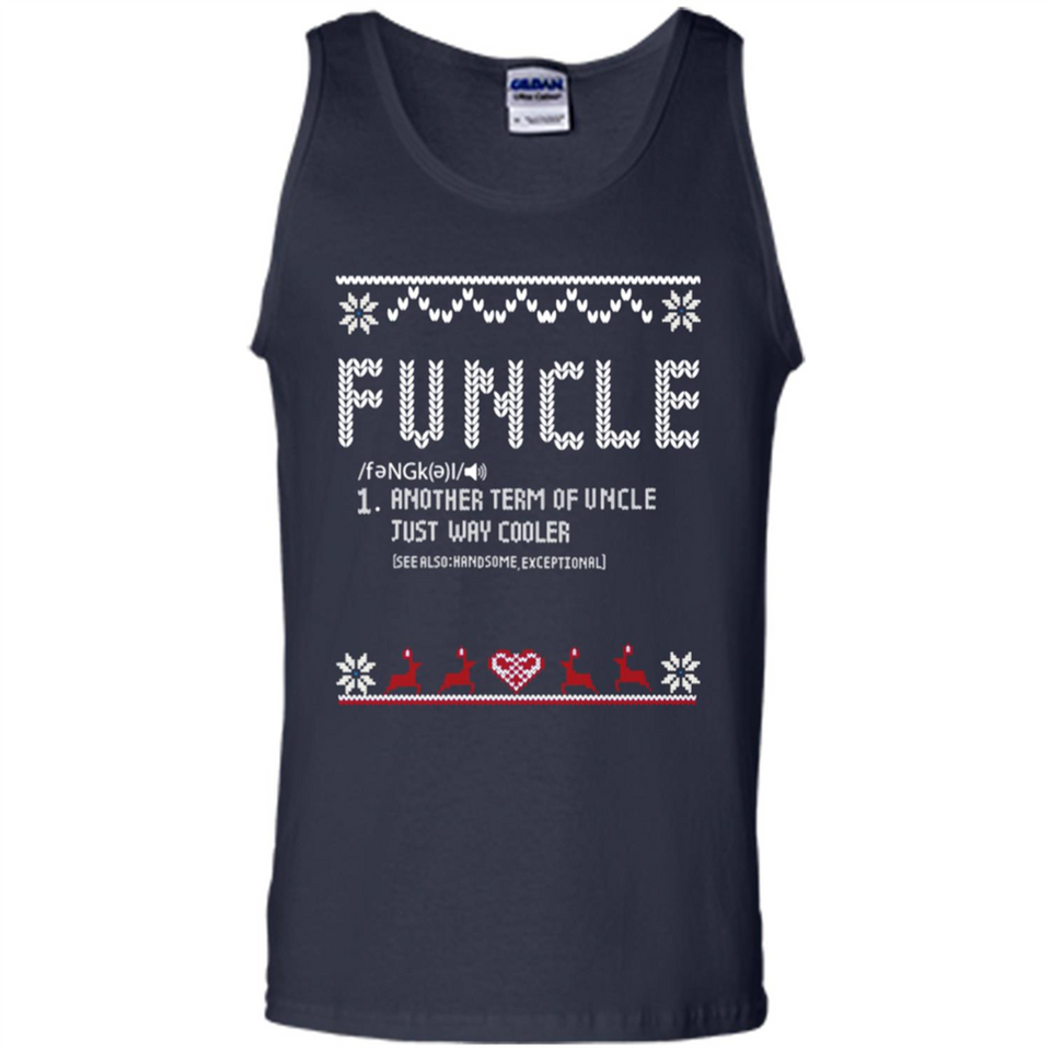 Mens Christmas Funcle Definition - Tank Top
