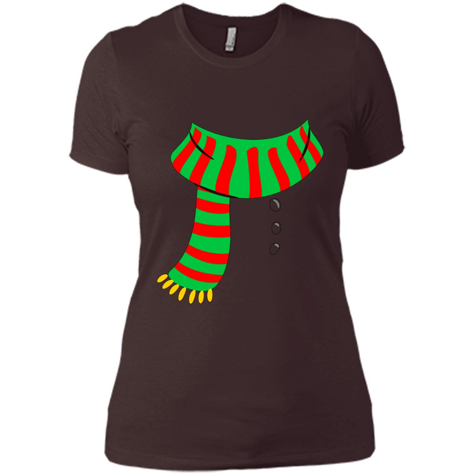 Snowman Scarf Costume T-shirt Christmas