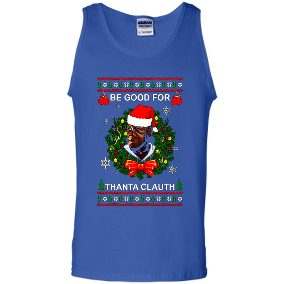 Mike Tyson Thanta Clauth Santa Claus Christmas sweater PINGPONG