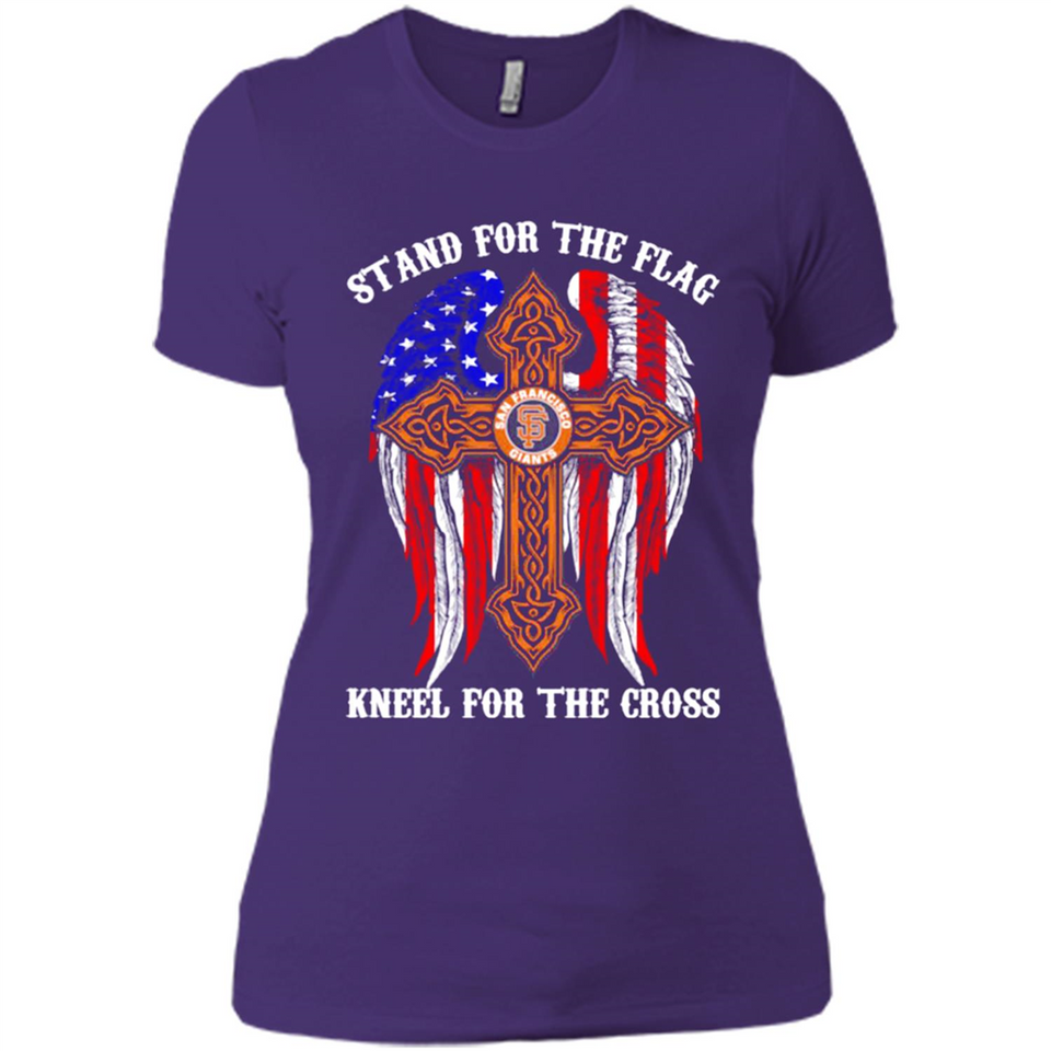 Francisco Giants - stand for the flag kneel for the cross