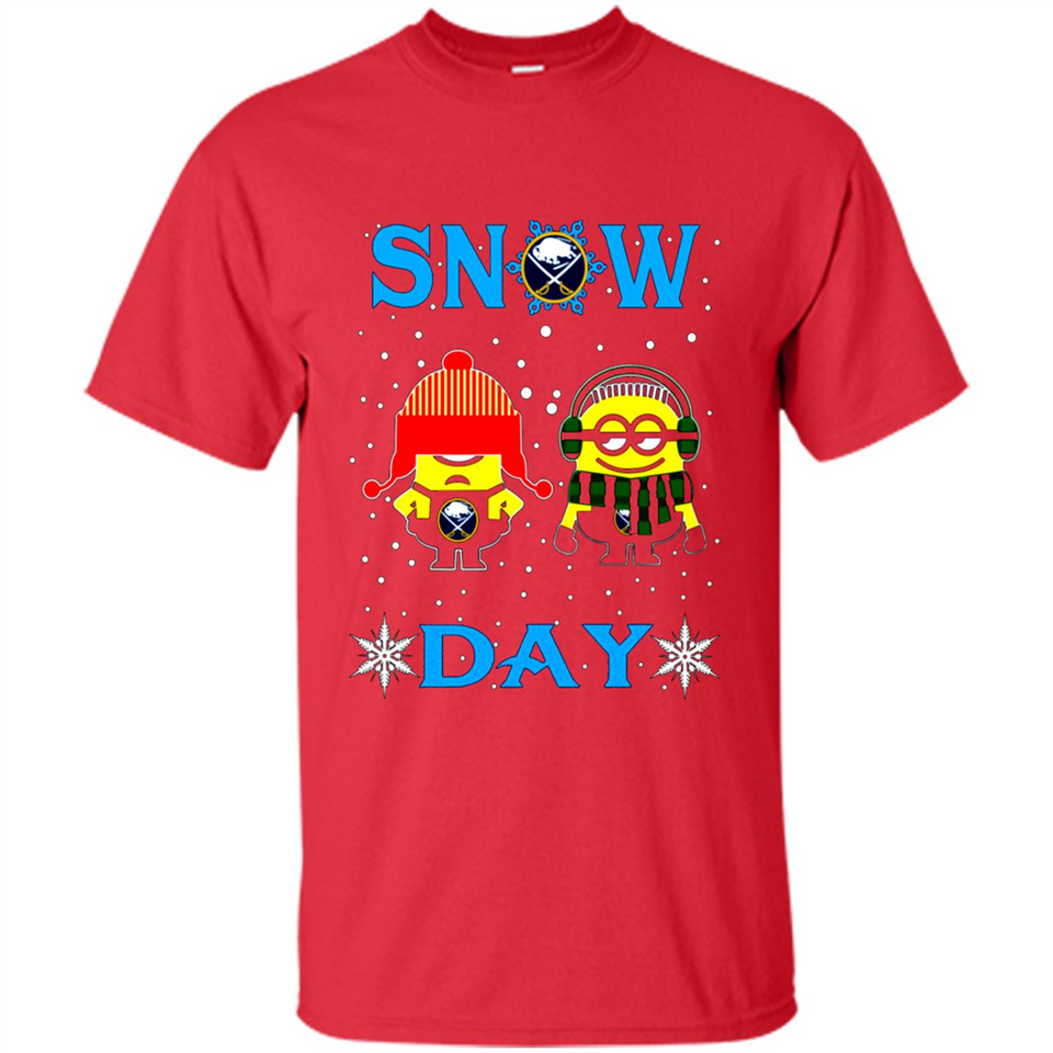 Snow Day Shirt For Buffalo Sabres Vs Minion Fans pingpong