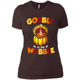 Gobble Til You Wobble Funny Thanksgiving Day Turkey