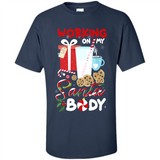 Working On My Santa Body Funny Christmas Gift Sleeve Xmas - Shirt
