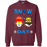 Snow Day Shirt For Indianapolis Colts Vs Minion Fans pingpong