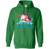 Unicorns are born in Aquarius Birthday Rainbow Gift Custom Ultra Cotton