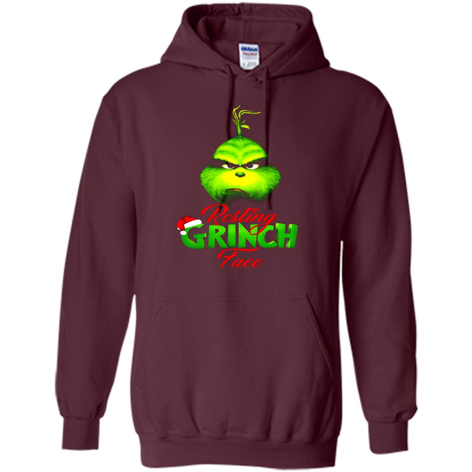 Resting Grinch Face Shirt PINGPONG - Hoodie