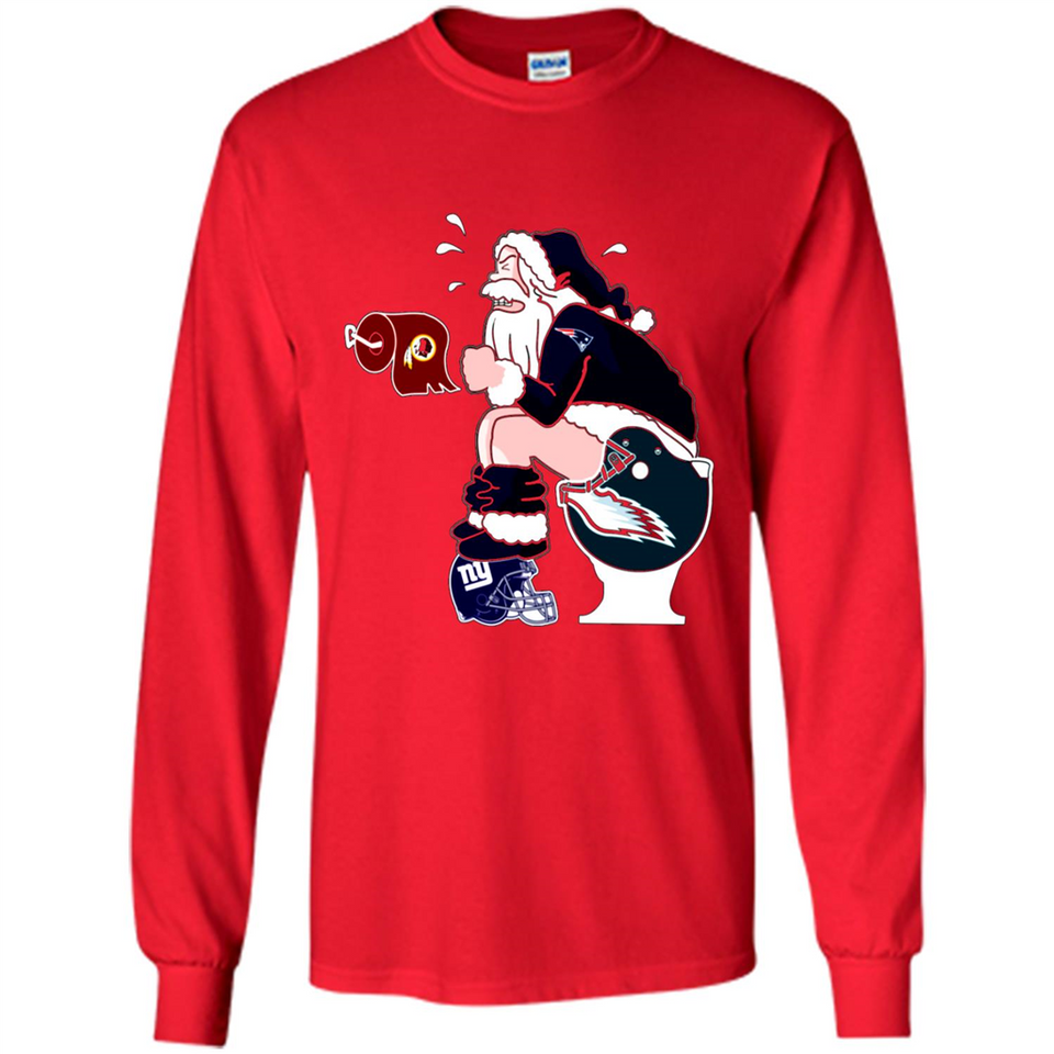 New England Patriots Toilet Santa Claus PINGPONG