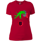 GRINCH HAND HOLDING DETROIT TIGERS GLITTER CHRISTMAS PINGPONG