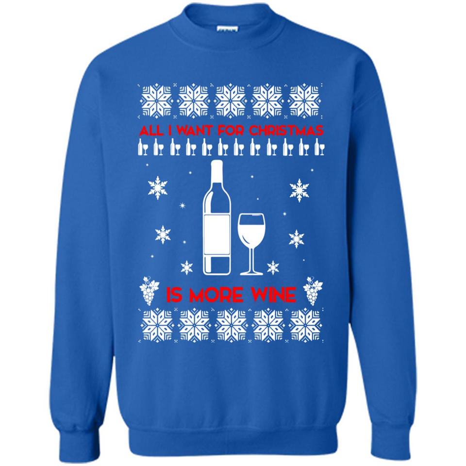 All I Want For Christmas is Wine Ugly sweater PINGPONG
