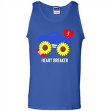 HEART BREAKER BLUE MONSTER TRUCK VALENTINE'S DAY