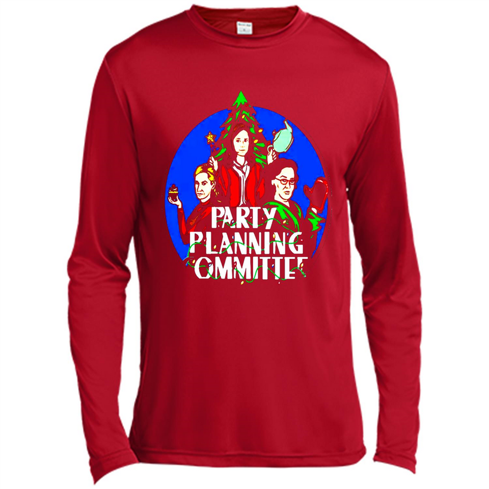 Christmas Party Planning Committee Sweatshirt - Canvas Long Sleeve T-Shirt