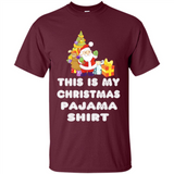 This is My Christmas Pajama Shirt - Santa Bear Tree Gift Tee