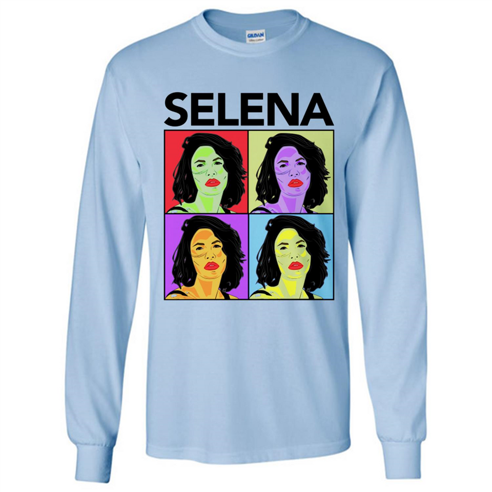 Selena Quintanilla Pop Art - Long Sleeve T-Shirt