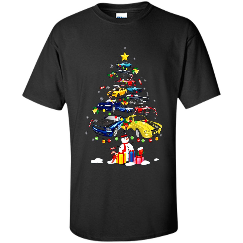 Mustang Tree Christmas Sweatshirt PINGPONG