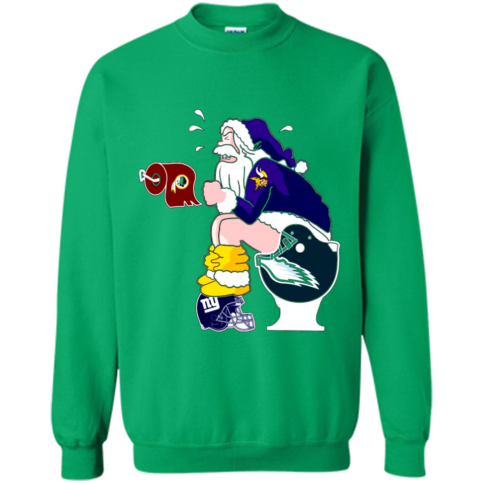 Minnesota Vikings Toilet Santa Claus PINGPONG