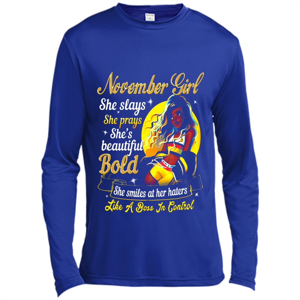 November Girl She Slays She Prays She's Beautiful PINGPONG