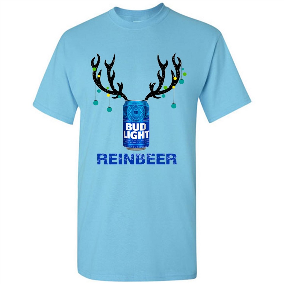 Bud Light Reinbeer Funny Beer Reindeer Christmas Sweatshirt - Shirt