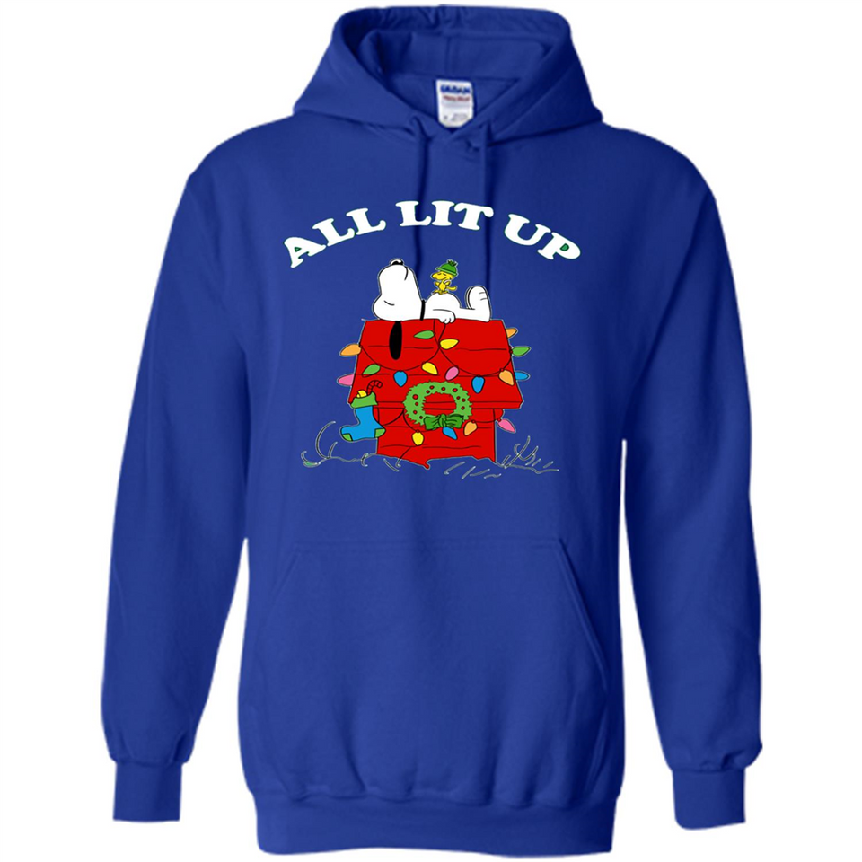 Peanuts By Schulz Snoopy Young Men_s Christmas - Hoodie