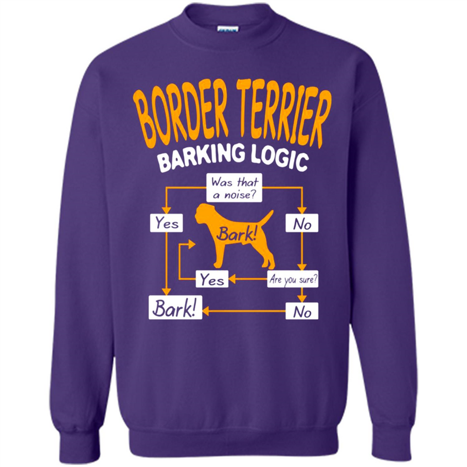 Border Terrier Barking Logic - Sweatshirt