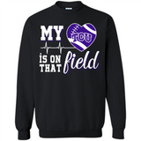 TCU Horned Frogs Football My Heart is on that Field - Sweatshirt