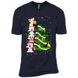 Pigs Christmas T Shirt PINGPONG - Premium Short Sleeve T-Shirt