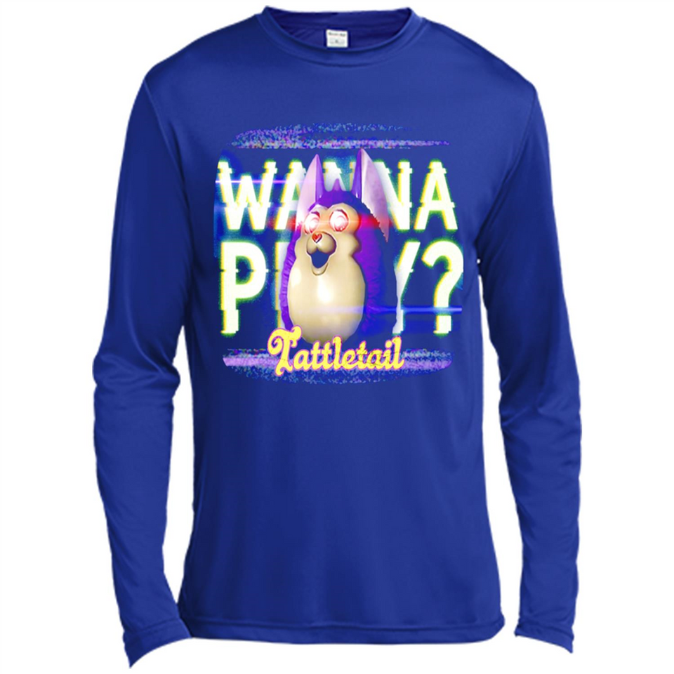 Wanna Play Tattletail - Canvas Long Sleeve T-Shirt