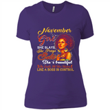 November Girl She Slays She Prays Beautiful Birthday PINGPONG