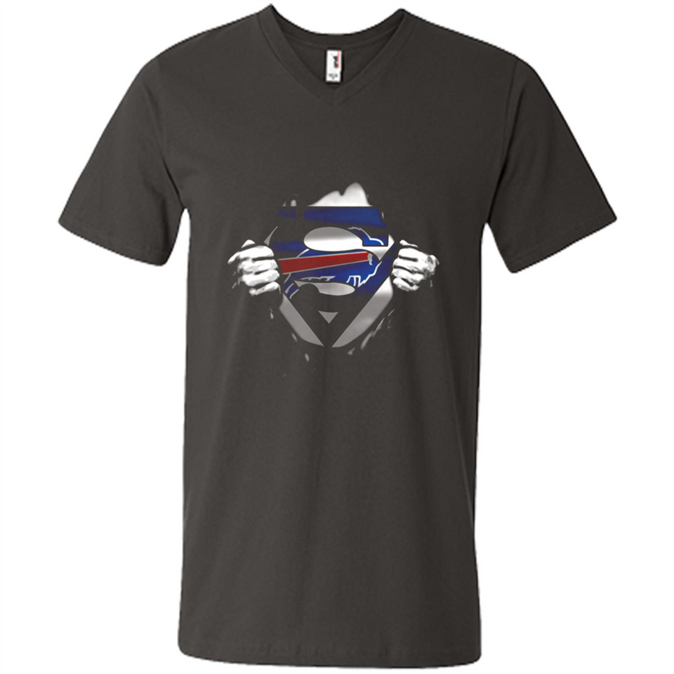 Buffalo Bills And Superman Fans - Men's V-Neck