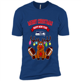 Seattle Seahawks NFL Reindeer Funny Merry Christmas And Happy New Year