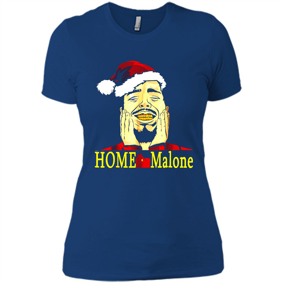 Home Malone Shirt Post Malone Christmas Sweatshirt - Ladies' Boyfriend T-Shirt