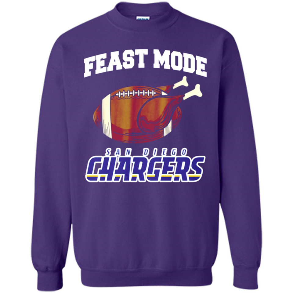 Feast Mode Chargers Shirt - San Diego Turkey Thanksgiving