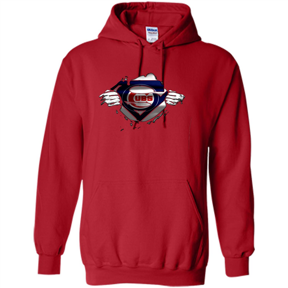 Chicago Cubs And Superman Fans - Hoodie