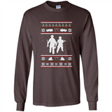 Christmas Ugly Sweater Firefighter Ugly Christmas Sweater - Long Sleeve T-Shirt