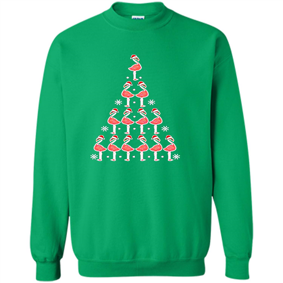 Flamingo Christmas Tree Flamingo - Sweatshirt