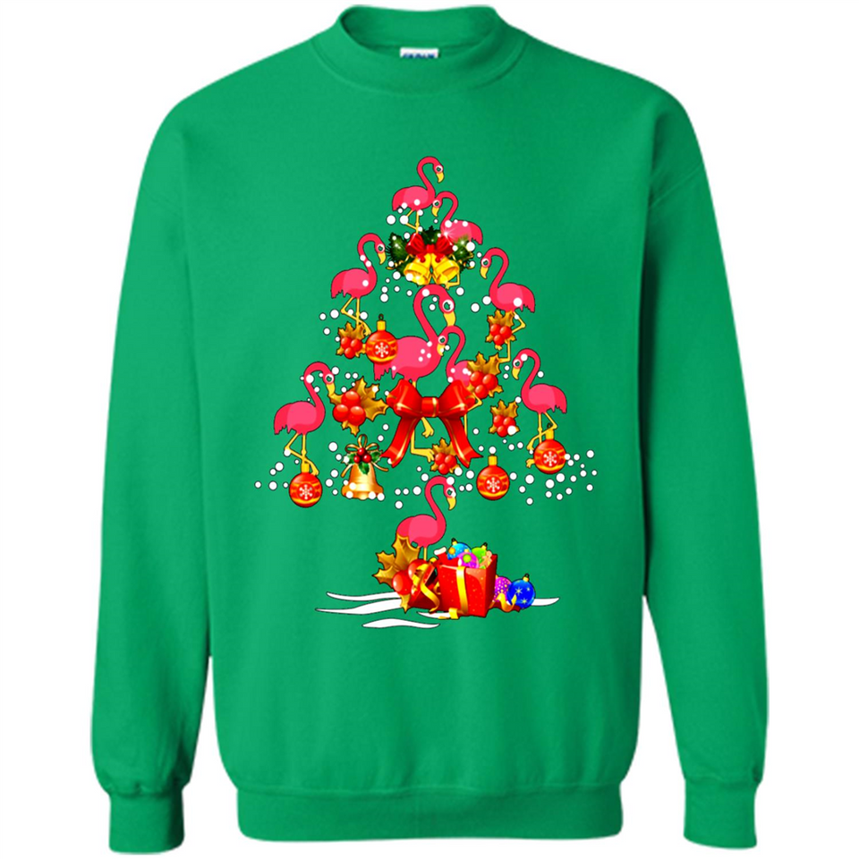 Flamingo Christmas Tree Merry Christmas Flamingo PING PONG