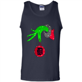 GRINCH HAND HOLDING DETROIT TIGERS GLITTER CHRISTMAS PINGPONG