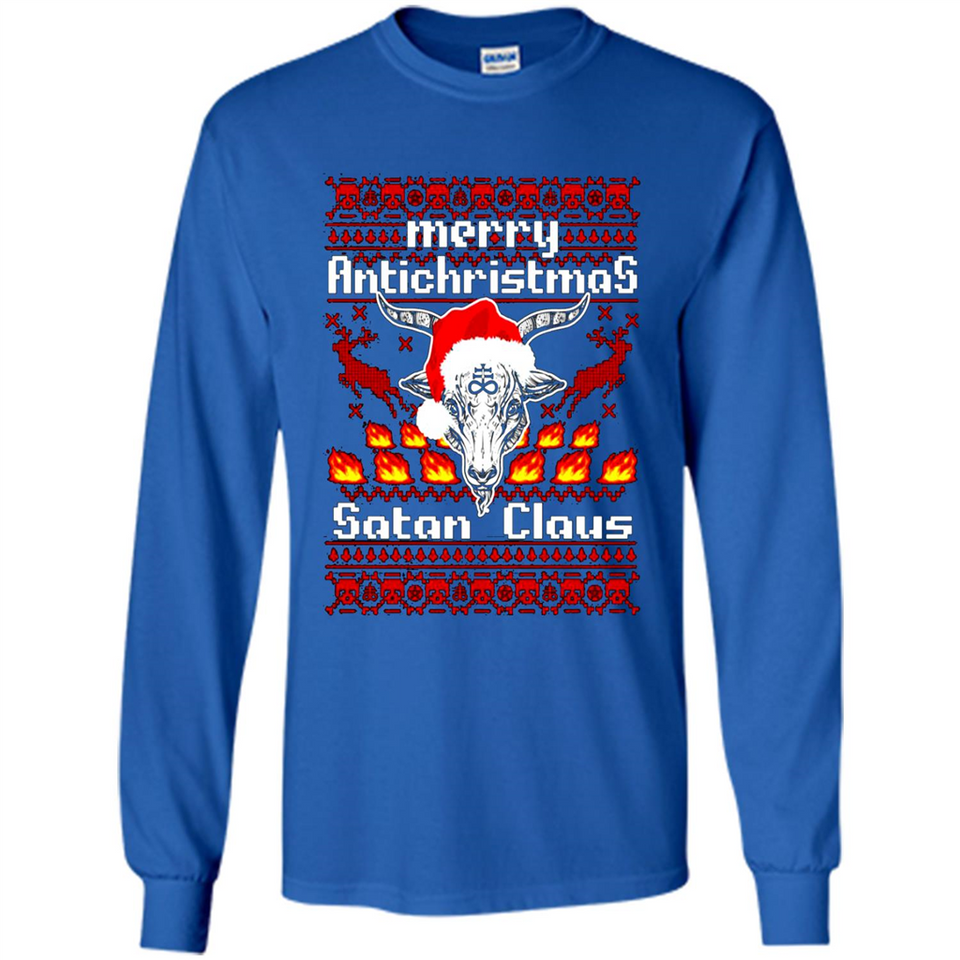 Merry Antichristmas Satan Claus Christmas sweater Sweater PINGPONG