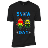 Snow Day Shirt For Dallas Stars Vs Minion Fans pingpong